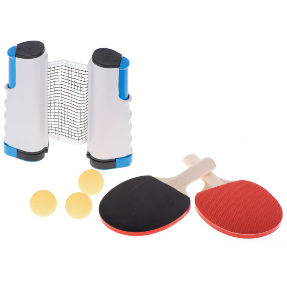 Set na stolný tenis so sieťkou Inlea4Fun TABLE TENNIS PLAY SET