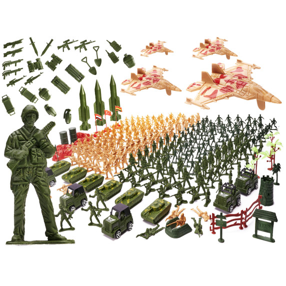 Set militar de jucărie 307 piese -  Inlea4Fun ARMY
