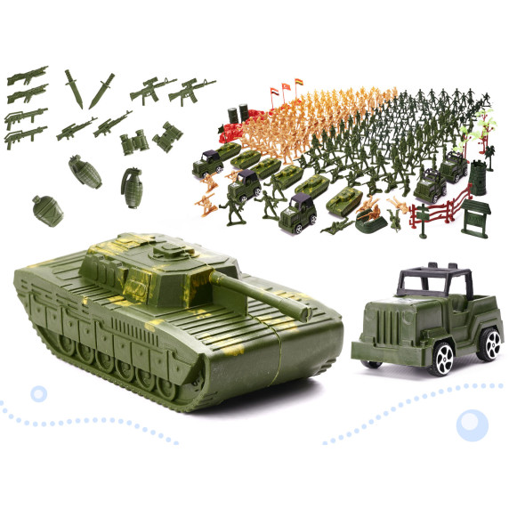 Set militar de jucărie 307 piese -  Inlea4Fun ARMY