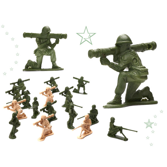 Set militar de jucărie 307 piese -  Inlea4Fun ARMY