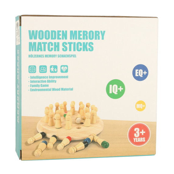 Joc chinezesc puzzle de memorie din lemn