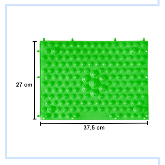 Covoraș de masaj -  Inlea4Fun - verde