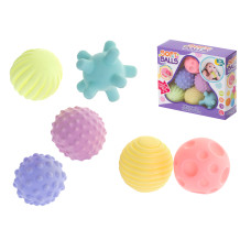 Set mingi senzorială pentru copii- Inlea4Fun SOFT BALLS - 