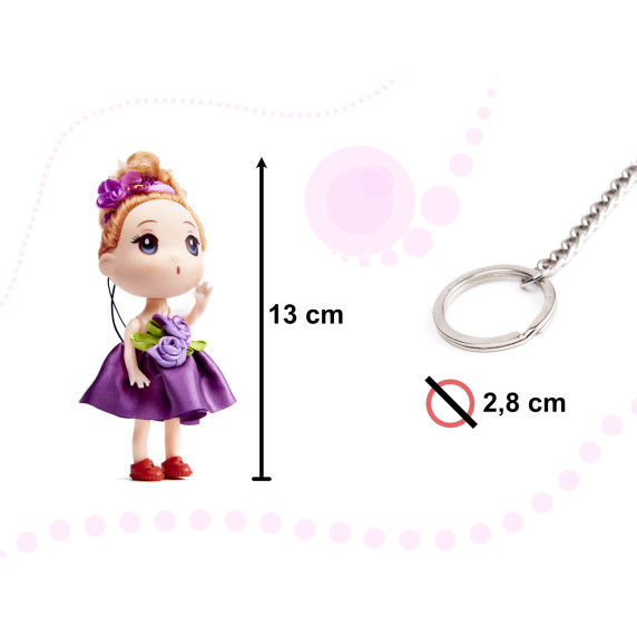 Babák 4 darabos szett Inlea4Fun 3 lány + 1 fiú 12cm