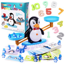 Cântar educațional pentru copii - pinguin - Inlea4Fun COUNTING PENGUINS - 