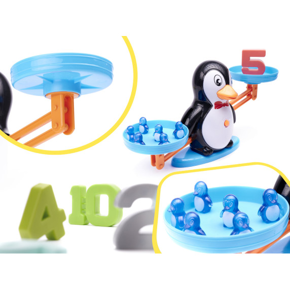 Cântar educațional pentru copii - pinguin - Inlea4Fun COUNTING PENGUINS