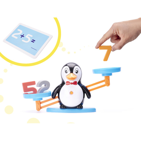 Cântar educațional pentru copii - pinguin - Inlea4Fun COUNTING PENGUINS