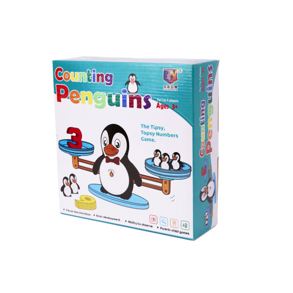 Cântar educațional pentru copii - pinguin - Inlea4Fun COUNTING PENGUINS