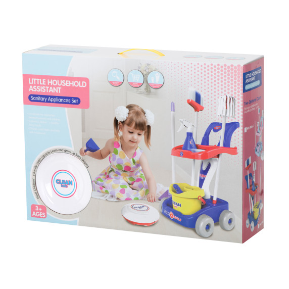 Detský upratovací set Inlea4Fun LITTLE HOUSEHOLD ASSISTANT