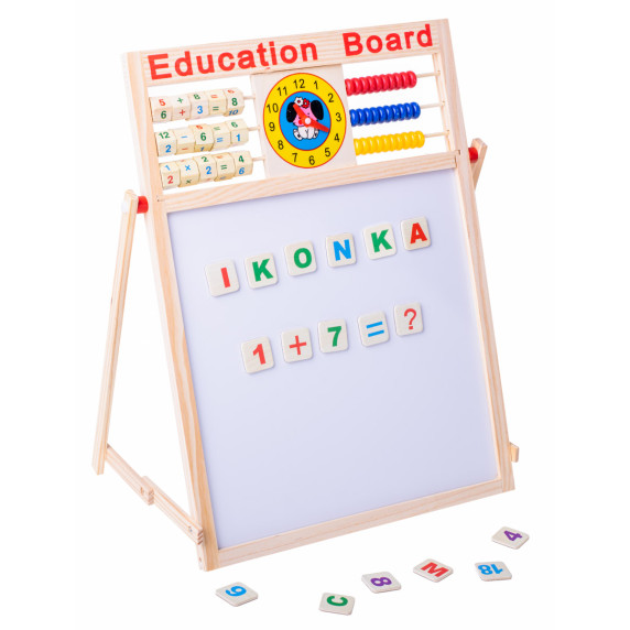 Tablă magnetică educațională cu abac - Inlea4Fun EDUCATION BOARD