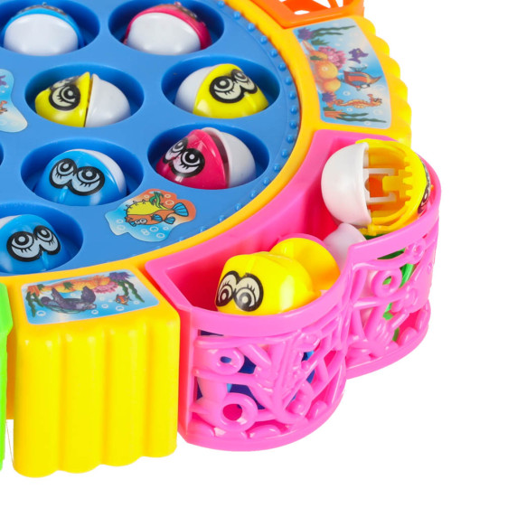 Joc de pescuit pentru copii - Inlea4Fun FISHING GAME - 15 pești și 4 undițe