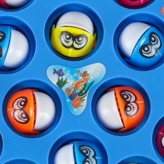 Joc de pescuit pentru copii - Inlea4Fun FISHING GAME - 15 pești și 4 undițe