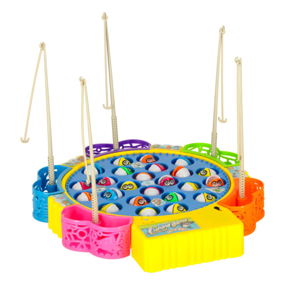 Joc de pescuit pentru copii - Inlea4Fun FISHING GAME - 24 de pești éși 5 undițe
