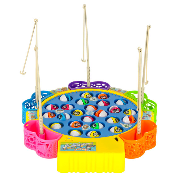 Joc de pescuit pentru copii - Inlea4Fun FISHING GAME - 24 de pești éși 5 undițe