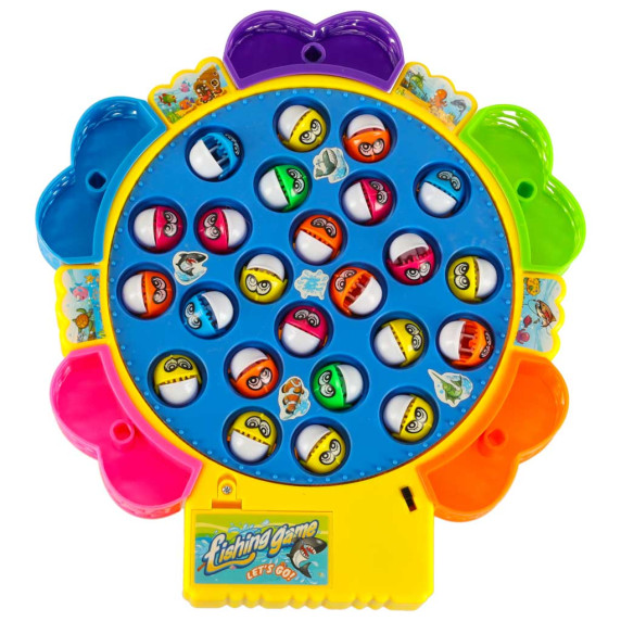 Joc de pescuit pentru copii - Inlea4Fun FISHING GAME - 24 de pești éși 5 undițe