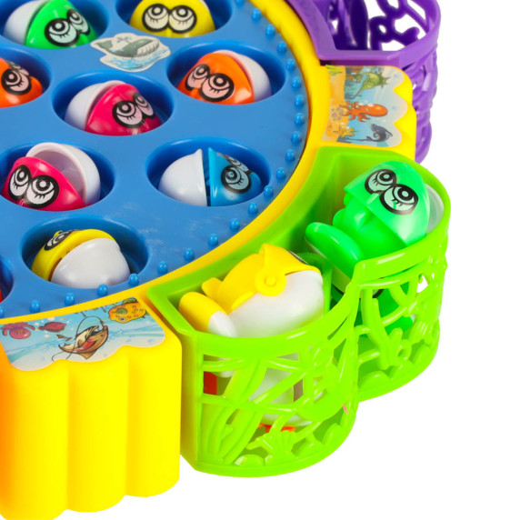 Joc de pescuit pentru copii - Inlea4Fun FISHING GAME - 24 de pești éși 5 undițe