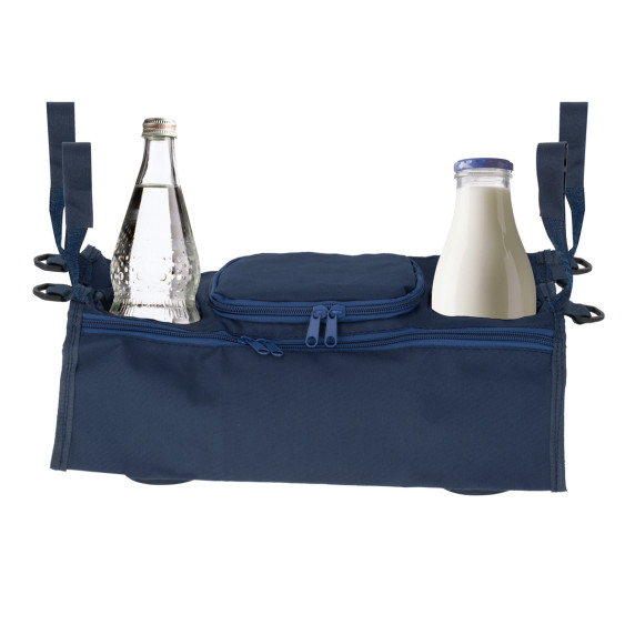 Organizator practic pentru cărucior 36 x 12 x 13 cm - albastru închis