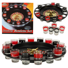 Ruletă de petrecere cu 16 pahare - Drinking Roulette Set - 