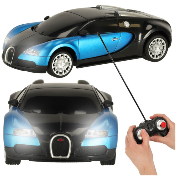 RC Távirányítós autó Bugatti Veyron 1:24 - kék