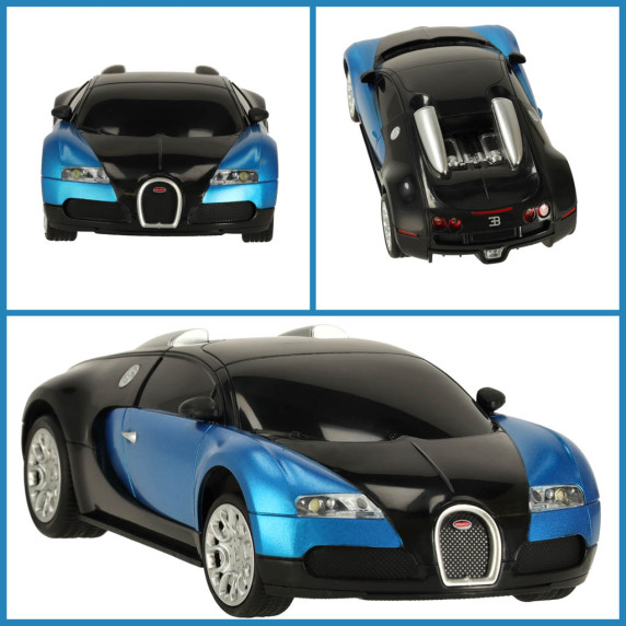 RC Távirányítós autó Bugatti Veyron 1:24 - kék