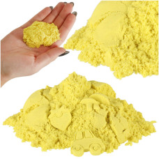 Nisip kinetic sac 1 kg  - galben - 