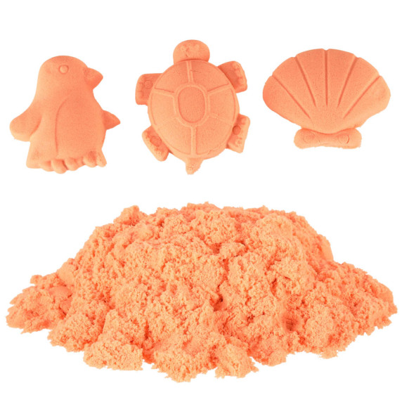 Kinetický piesok 1 kg - oranžový