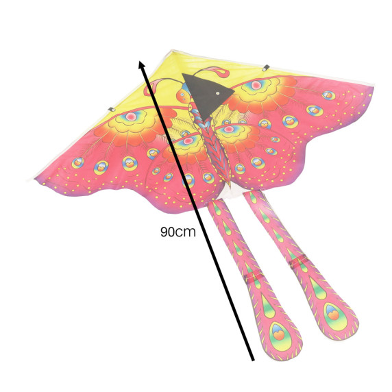 Zmeu mare 90 cm – model fluture mov