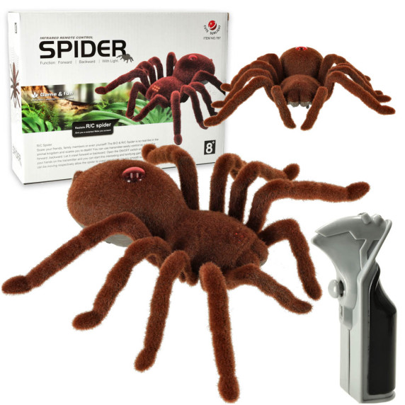 RC Távirányítós pók Inlea4Fun SPIDER - Barna