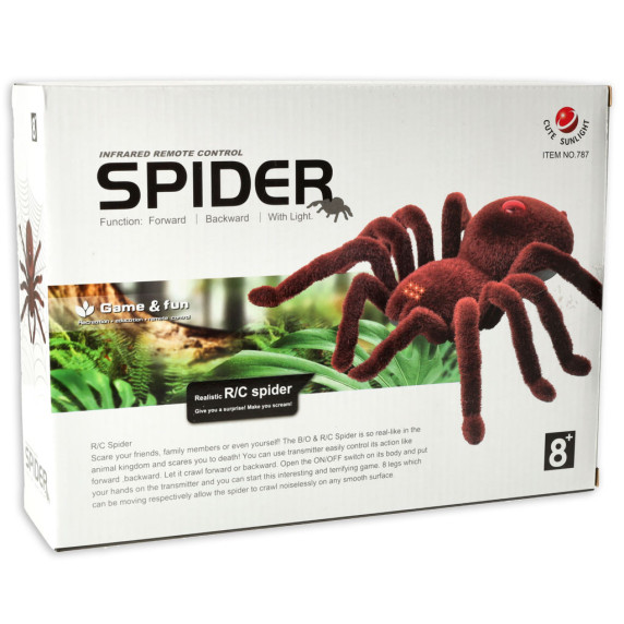 RC Távirányítós pók Inlea4Fun SPIDER - Barna