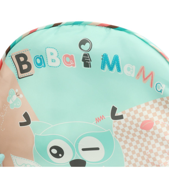 Játszószőnyeg 3az1-ben zongorával BABY GYm MAT - Bagoly 