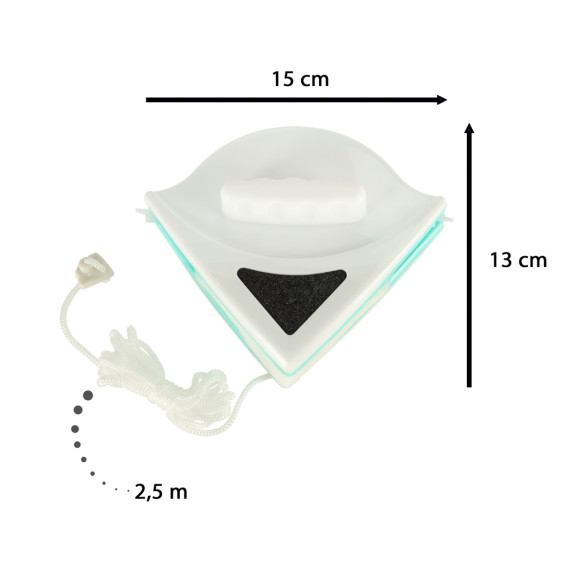 Spălător de geamuri cu magnet dublu 5-12 mm