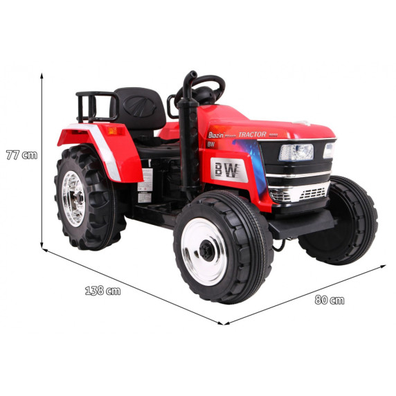 Tractor electric cu telecomandă - Blazin BW - roșu