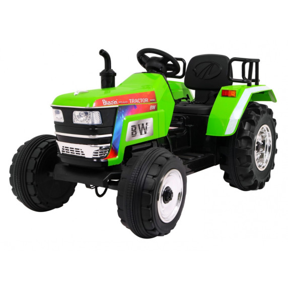 Elektromos négykerekű traktor Inlea4Fun Blazin BW - Zöld