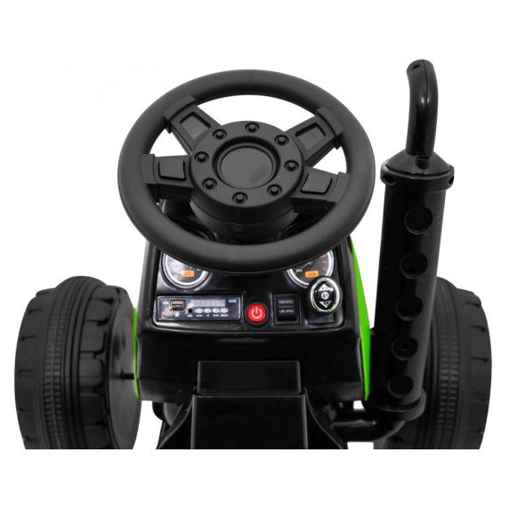 Elektromos négykerekű traktor Inlea4Fun Blazin BW - Zöld
