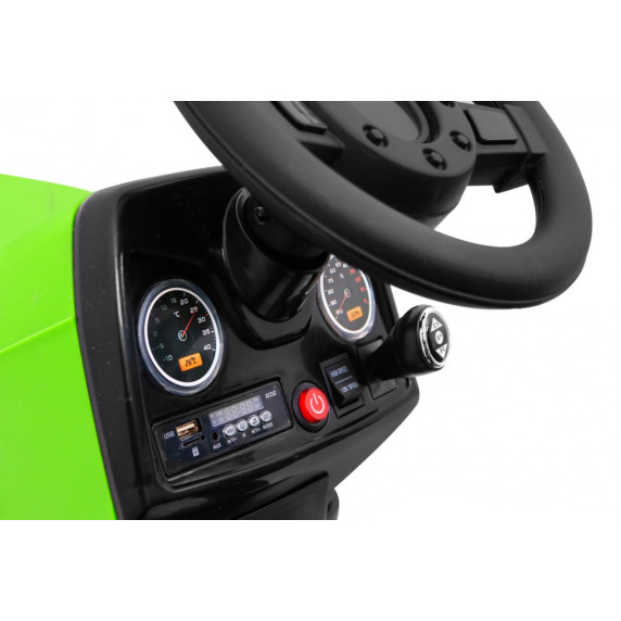 Elektromos négykerekű traktor Inlea4Fun Blazin BW - Zöld