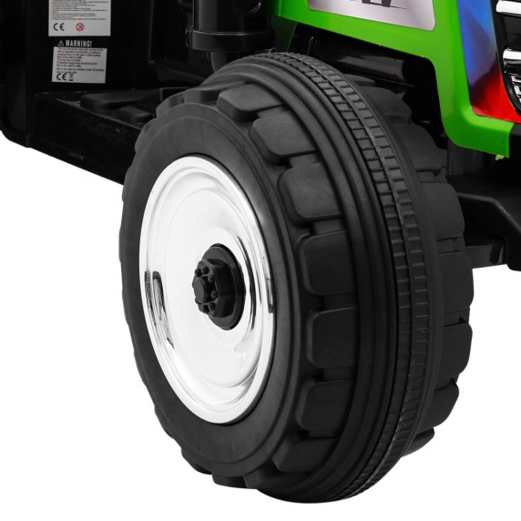 Elektromos négykerekű traktor Inlea4Fun Blazin BW - Zöld