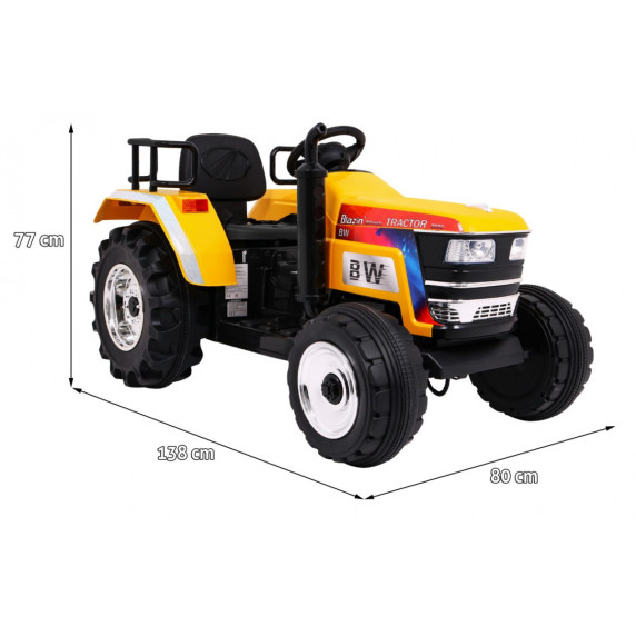 Tractor electric cu telecomandă - Blazin BW - galben
