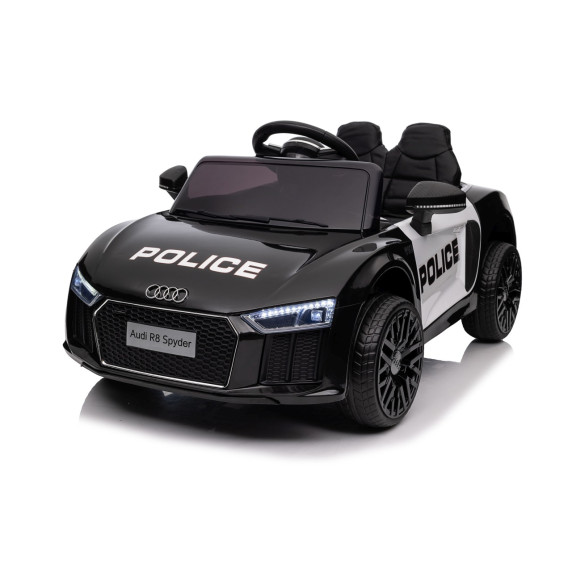 Elektromos kisautó Audi R8 Spyder Police - rendőrautó