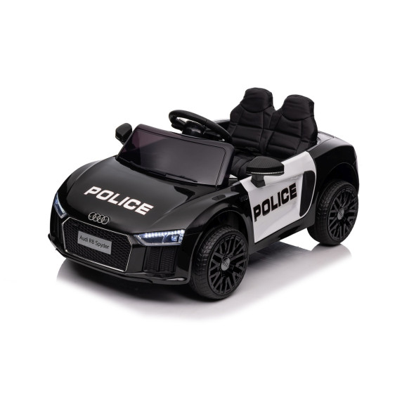 Elektromos kisautó Audi R8 Spyder Police - rendőrautó