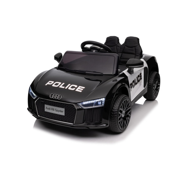 Elektromos kisautó Audi R8 Spyder Police - rendőrautó