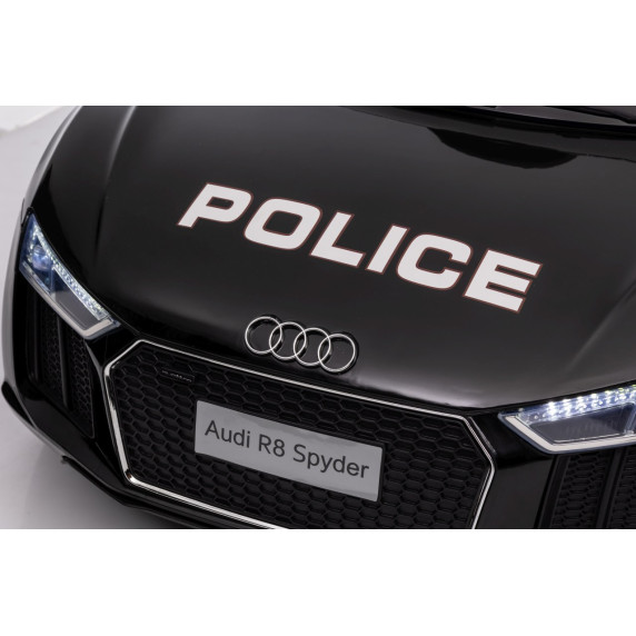 Elektromos kisautó Audi R8 Spyder Police - rendőrautó