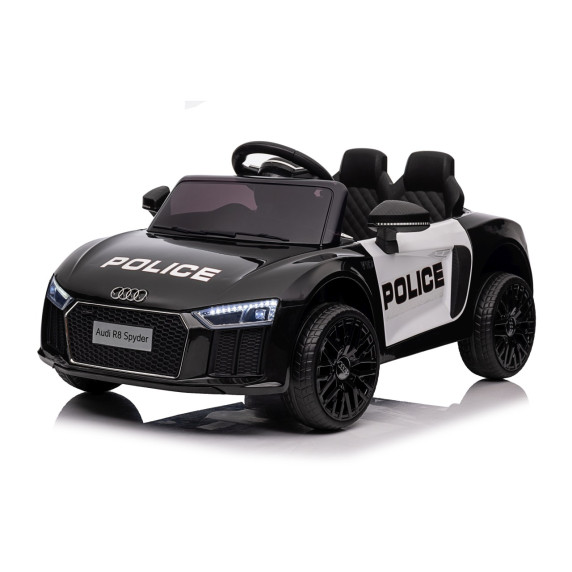 Elektromos kisautó Audi R8 Spyder Police - rendőrautó