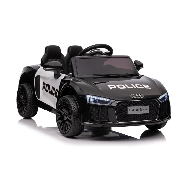 Elektromos kisautó Audi R8 Spyder Police - rendőrautó