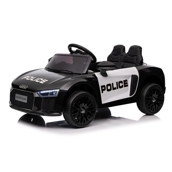 Elektromos kisautó Audi R8 Spyder Police - rendőrautó