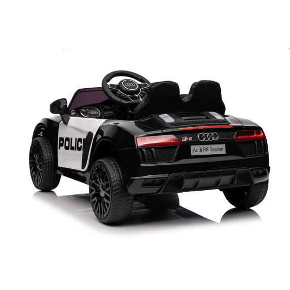 Elektromos kisautó Audi R8 Spyder Police - rendőrautó