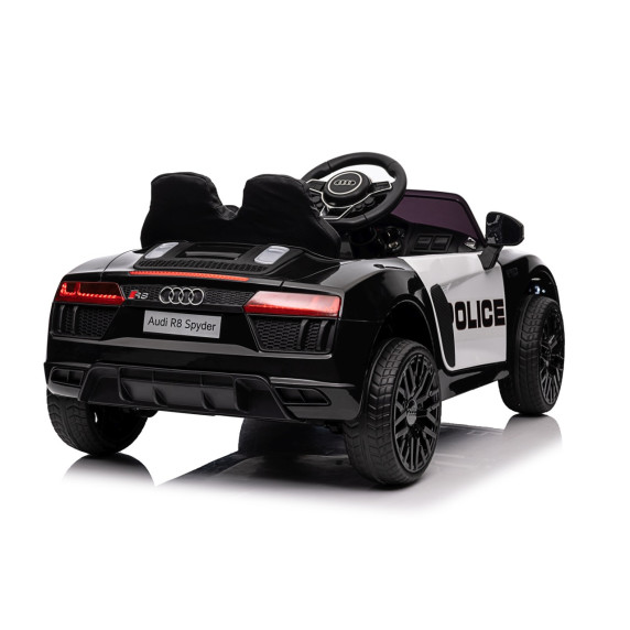 Elektromos kisautó Audi R8 Spyder Police - rendőrautó