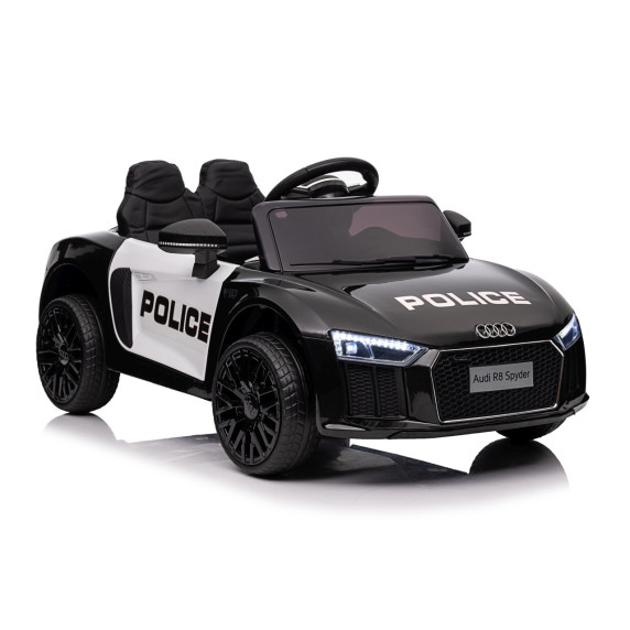 Elektromos kisautó Audi R8 Spyder Police - rendőrautó