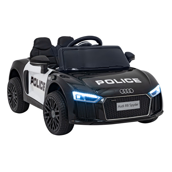 Elektromos kisautó Audi R8 Spyder Police - rendőrautó