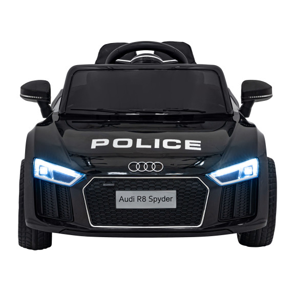 Elektromos kisautó Audi R8 Spyder Police - rendőrautó