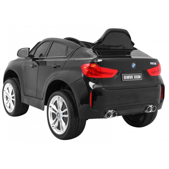 Elektromos kisautó BMW X6M - Lakkozott fekete